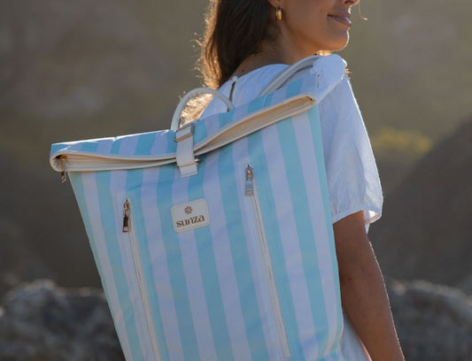 A lightweight cooler backpack for women, easy to carry hands-free all day
