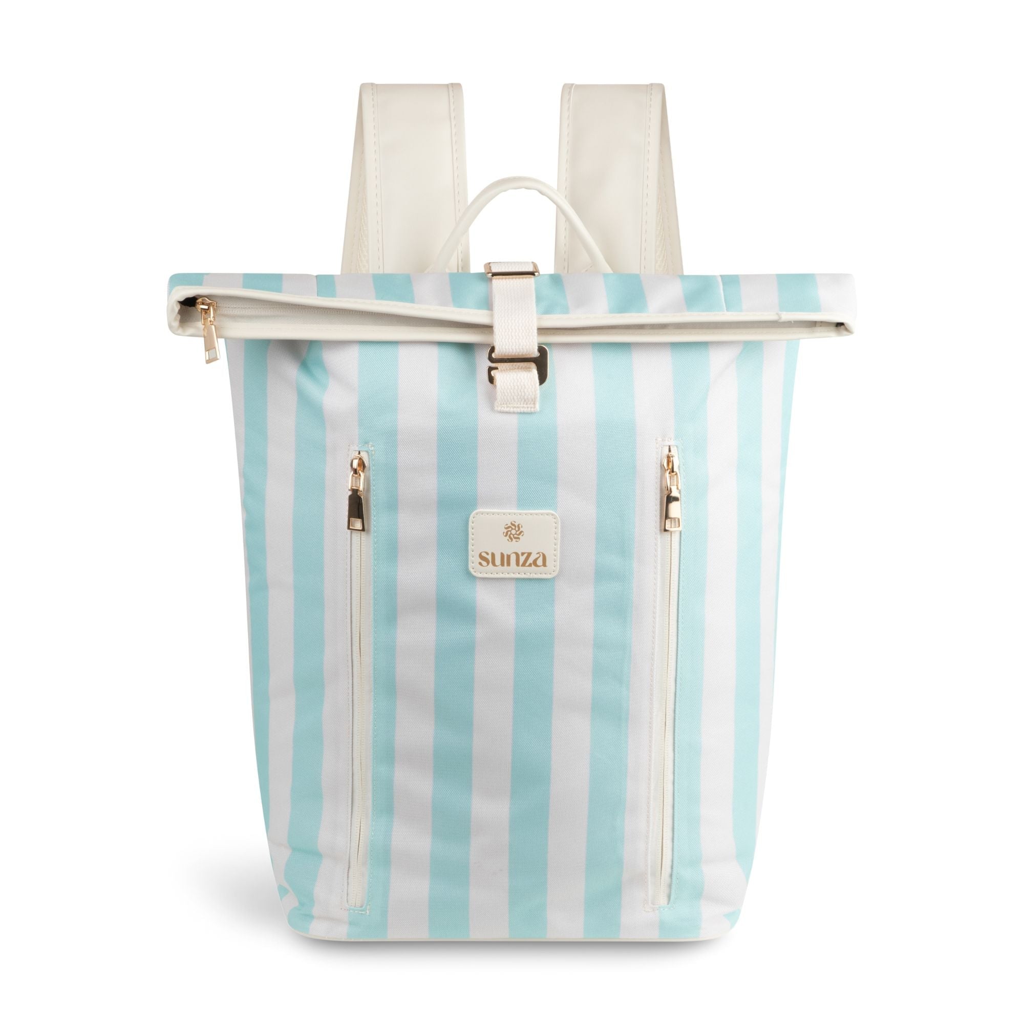 Sunza Original Cooler Backpack in Seafoam Mist — front view, insulated cooler backpack for women Australia