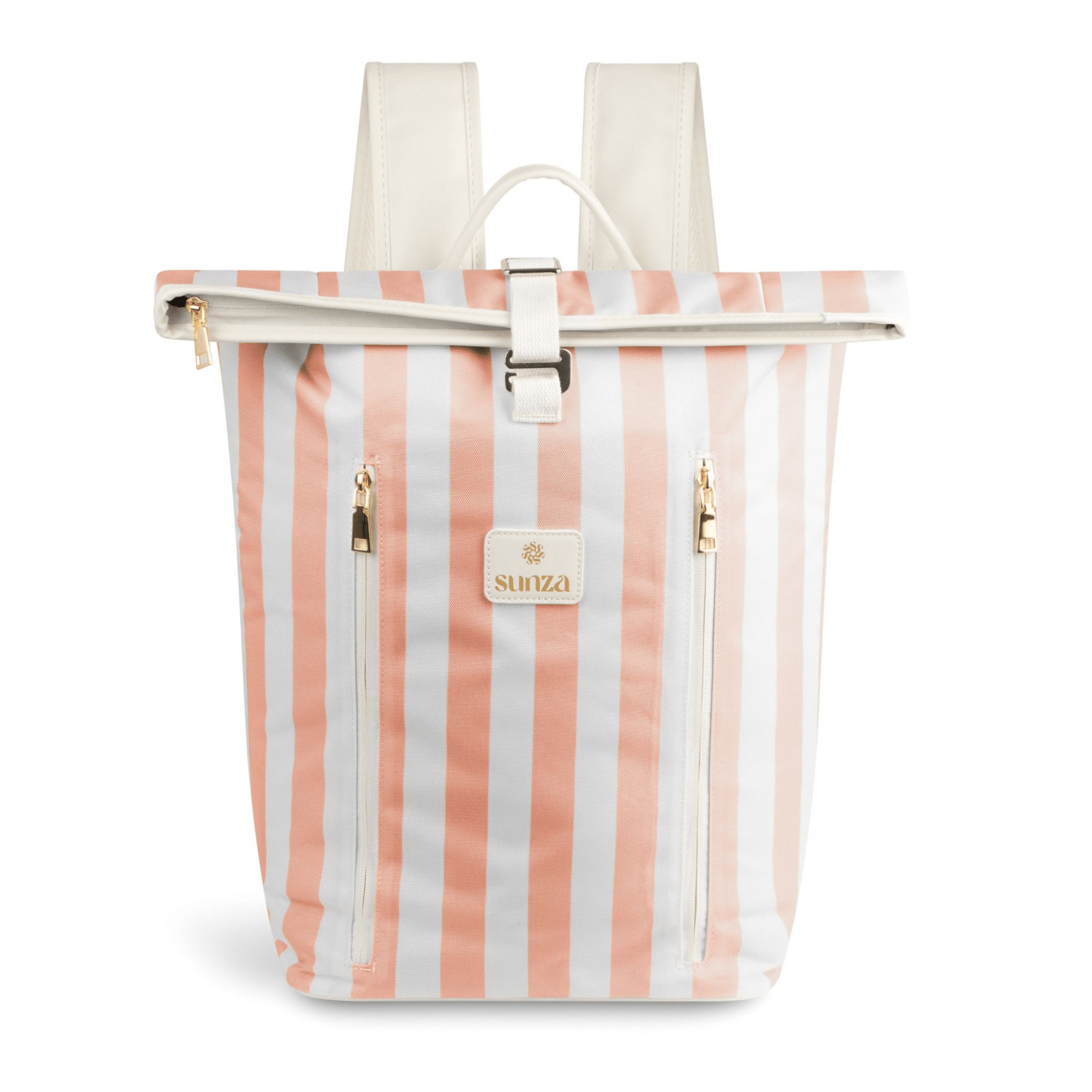 Sunza Original Cooler Backpack in Sunset Blush — front view, insulated cooler backpack for women Australia
